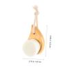 ASAKKURA Wood Handle Face Cleansing Brush for Deep Pore Cleaning Ergonomic Facial Scrubber with Soft Bristles Gentle Face Massager for Makeup Removal and Smooth Skin Care view 2