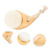 ASAKKURA Wood Handle Face Cleansing Brush for Deep Pore Cleaning Ergonomic Facial Scrubber with Soft Bristles Gentle Face Massager for Makeup Removal and Smooth Skin Care view 4