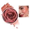 Flower Blush - Natural Rose Blush | Buildable Pink Bllush | 3d Floral Blusher | Rose Petal Long-Lasting Lightweight Buildable Rouge Blusher For Cheek Women Girls Parties Gathering Events view 4