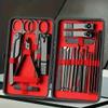 24pcs Black Nail Clippers Kit, Professional Pedicure Care Tools, Toenail Cl view 2