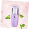 ASAKKURA Portable USB Rechargeable Facial Mister Nano Face Steamer with Hydrating Mist for Dry Skin Moisturizing and Cell Circulation Compact Purple Face Humidifier for Daily Skincare view 2