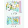 9-22pcs Nail Clipper Manicure Set Stainless Steel Manicure Kit Nail Care Tools Portable kit view 2