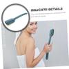 ASAKKURA Household Body Brush Long Handle Back Washer for Bathing Women Soft Bristle Exfoliating Back Scrubber Durable Material for Gentle Skin Cleaning and Oil Removal view 3