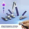 30 in 1 Manicure Cutters Nail Clipper Set Household Steel Manicure Kit Clippers Pedicure Sciss view 4