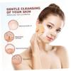 Baluue Wood Handle Face Cleansing Brush with Smooth Rounded Bristles for Gentle Exfoliation and Makeup Removal Facial Scrubber for Pore Unclogging and Dead Skin Removal Suitable for Daily view 2