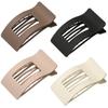 4 Pcs Flat Hair Clips-Square Flat Claw Clips for Women Girls-Strong Hold French Hair Clips for Thick Thin Hair-Stylish Classic Hair Barrettes view 1
