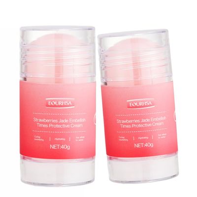 Crack Feet Prevention Stick, Heel Cream For Dry Cracked Feet, Foot Care Cream Moisturizing Foot Balm, Remove Dead Skin And Softening Dry Skin (Strawberry*2)