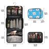 WELLDAY Cute Polar Bear Travel Toiletry Bag Cosmetic Make up Brush Cases Hanging Water-resistant Accessories Organizer for Women 3PCS view 2