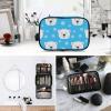 WELLDAY Cute Polar Bear Travel Toiletry Bag Cosmetic Make up Brush Cases Hanging Water-resistant Accessories Organizer for Women 3PCS view 3