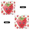 DWVTSLH Strawberry Compact Mirror for Purse, Double-Sided 2X/1X Magnifying Mirror for Women Men, Travel Makeup Mirror for Handbag, Handheld Vanity Mirror for Gift view 2