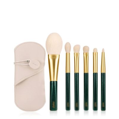 6 X Makeup Brush Set Powder Eye Shadow Brush Delicate Light Sharp Wool Portable Short Handle