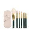 6 X Makeup Brush Set Powder Eye Shadow Brush Delicate Light Sharp Wool Portable Short Handle view 1