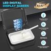 FullWoyi Nose Wax Kit Men,Nose Ear Hair Removal with Adjustable LED Display for Men Women,Single Mini Wax Warmer for Travel or Home Use,Constant Temp,USB Heated,Portable,Black view 3