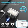 FullWoyi Nose Wax Kit Men,Nose Ear Hair Removal with Adjustable LED Display for Men Women,Single Mini Wax Warmer for Travel or Home Use,Constant Temp,USB Heated,Portable,Black view 4