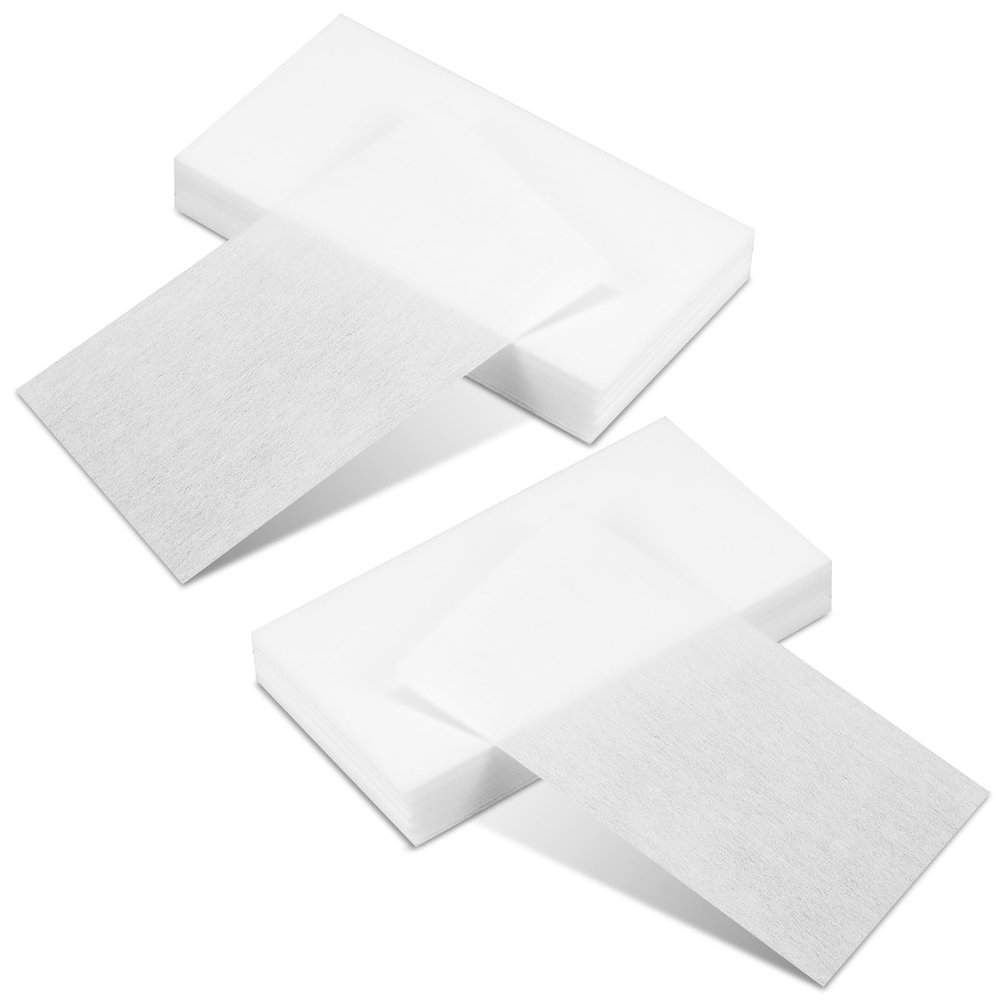 100 Pcs Hair Perm Paper, End Papers For Hairs Rollers, Wrap Paper For Hair, Disposable Salon Tissue Hairs Curling Papers with High Temperature Resistance for Salon and Home Styling - White