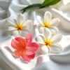 Flower Hair Claw Clips - Hawaiian for Women | Plumeria for Thin | Strong Hold jaw clip | Claw Clips for Girls| Preppy Flower Hair Clip (White) view 2