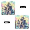 DWVTSLH Fairytale Castle Compact Mirror for Purse, Double-Sided 2X/1X Magnifying Mirror for Women Men, Travel Makeup Mirror for Handbag, Handheld Vanity Mirror for Gift view 2