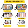 3Pcs Travel Clear Makeup Bag Set for Women, Transparent Toiletry Bag with Zipper Portable Makeup Pouch Organizer Waterproof Small Cosmetic Bag Compact Car Bag Organizer Car Accessories (Black Set) view 4