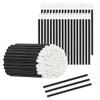Chanaco 50Pcs Lip Wands Applicators Disposable Black Lip Brushes for Lipstick Lip Gloss Testers Wands Lint Applicator Makeup Beauty Tools for Women view 1