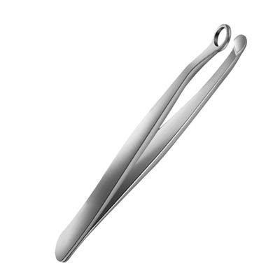 Beavorty Stainless Steel Round Nose Hair Clip Trimmer for Men and Women Safe Nasal Hair Remover Precision Tweezer Tool for Personal Grooming