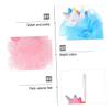 Baluue 2pcs Foaming Loofah Sponge Bath Scrubbers with Adorable Unicorn Design Soft Exfoliating Shower Accessories for Gentle Body Cleaning and Healthy Skin Care view 3