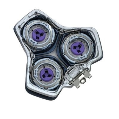 USJIAWZE Shaver HeadCompatible for PhilipsBlack Honeycomb Sh91 Sh98 Series SU5799 S5531 S9000(Silver Edge 1pcs)