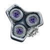 USJIAWZE Shaver HeadCompatible for PhilipsBlack Honeycomb Sh91 Sh98 Series SU5799 S5531 S9000(Silver Edge 1pcs) view 1