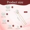 18Pcs Pearl Hair Pins Wedding Hair Accessories Different Size Hairs Clips U Shaped Pearl Bobby Pins for Brides Bridesmaids Women, Gold view 2