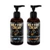 Derm Dude Holy Foot Cream, 4oz (2-Pack) | MVP & Coconut Rush Scents | Moisturizing Foot Lotion with DeoPlex for Freshness & Arrowroot for Hydration view 1
