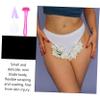 CALLARON Womens Body Hair Razor Durable Lightweight Silicone Shaper for Privates Sharp Sturdy Edges for Smooth Shave Practical Tool Design Random Color view 3