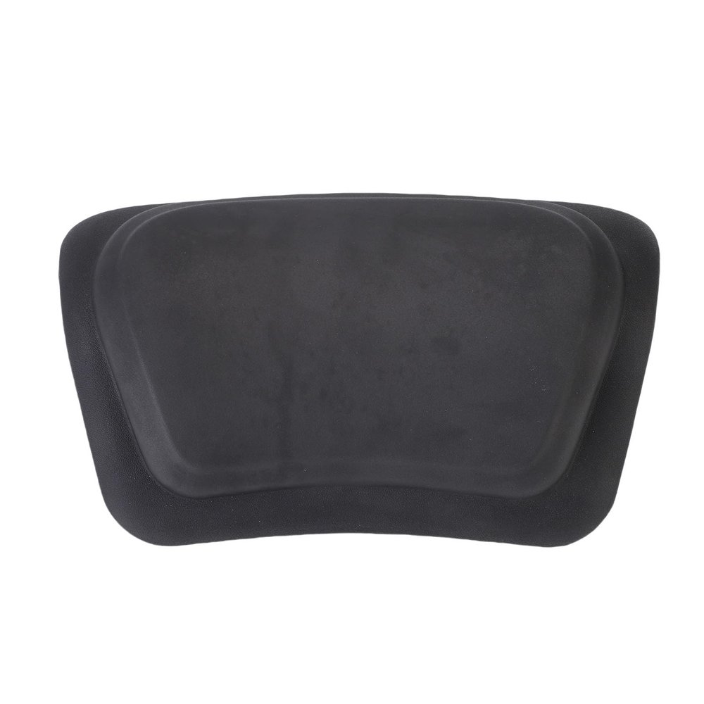 Asixxsix PU Leather Bathtub Pillow, Water Proof Neck Support Head Rest Pad Cushion with Non Slip Suction Cups for Home Bathroom Hot Tub Spa