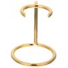 ETHZZLE Metal Shaving Brush and Razor Stand Holder Gold Barber Shaving Brush Rack for Neat Storage Convenient Daily Shave Organizer Easy and Safe view 1