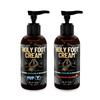 Derm Dude Holy Foot Cream, 4oz (2-Pack) | MVP & Strawberry Lollipop Scents | Moisturizing Foot Lotion with DeoPlex for Freshness & Arrowroot for Hydration view 1