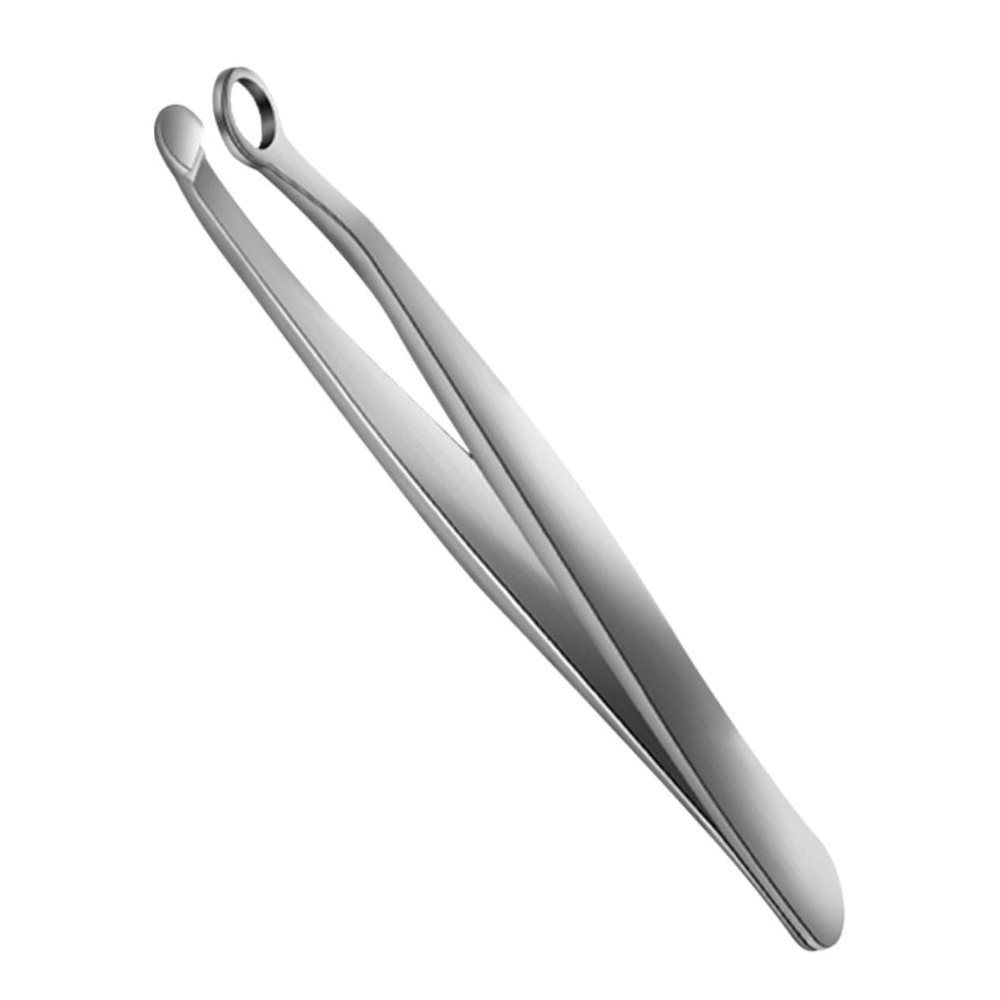 Baluue Stainless Steel Nose Hair Trimmer Round Head Nasal Hair Clip Durable Personal Grooming Tool for Men Home and Salon Use Safe and Practical
