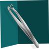 Baluue Stainless Steel Nose Hair Trimmer Round Head Nasal Hair Clip Durable Personal Grooming Tool for Men Home and Salon Use Safe and Practical view 3