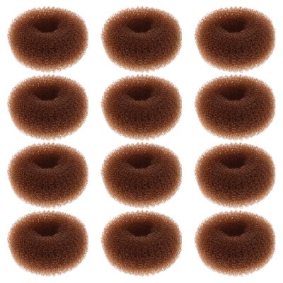 Didiseaon 12pcs Hair Bun Maker Small Donut Hair Bun Shaper for Girls Ballet School and Daily Styling Accessories for Toddlers Ballet Bridal Accessories
