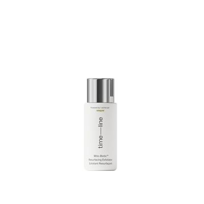Timeline Mito-Biotic Travel Size Resurfacing Face Exfoliator With Acids To Purify, Tone, Hydrate, Refine Texture & Unclog Pores - .30mL