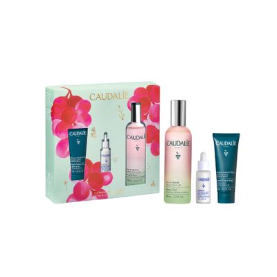 Caudalie Prep & Glow Best-Sellers Skin Care Holiday Gift Set - Full-Size Beauty Elixir + FREE Instant Detox Mask 15ml + FREE Vinoperfect Radiance Serum 10ml ($85 Value)