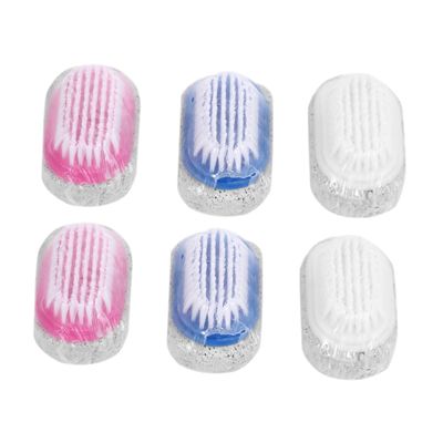 Baluue 6pcs Double Side Foot File Pedicure Tool Natural Pumice Stone Dead Skin Remover Foot Scraper Brush for Callus Removal and Exfoliating Durable and Skin Friendly Random Color