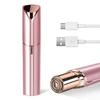 Removal Shaver for Women|USB Rechargeable Waterproof Eyebrow Face Razor Trimmer for Lips|Body|Arms Electronic Facial Hair Remover Shaver(White and Gold) (Assorted) view 1
