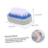 DECHOUS 6pcs Double Sided Natural Pumice Stone Foot File Pedicure Tool for Dead Skin Removal Gentle Exfoliating Foot Beauty Brush Portable and Lightweight for Smooth Heels Random Color view 2