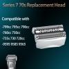 Series 7 70S Replacement Head Compatible with 795, 790cc, 7899cc, 720cc, 720s-4, 750, 760, 7383, 9565, 9585 Electric Shavers, Quick Clean, Wet/Dry Use, Compatible with Series 7 Electric Shavers view 2