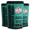 Coach Soak Recovery Bath Soak - Alternative to Epsom Salt Bath Soak - Fast-Absorbing Pure Magnesium Flakes with 21 Minerals, Bath Salts & Essential Oils - 9 lb (3 Pack) - Cooling Peppermint view 1