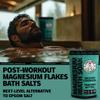 Coach Soak Recovery Bath Soak - Alternative to Epsom Salt Bath Soak - Fast-Absorbing Pure Magnesium Flakes with 21 Minerals, Bath Salts & Essential Oils - 9 lb (3 Pack) - Cooling Peppermint view 4