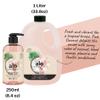 ALO FRUITS & PASSION Pink Coconut Hand Soap Set, 8.4 fl oz Bottle and 33.8 fl oz Refill, Made in Canada view 3