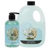 ALO FRUITS & PASSION Ocean Flower Hand Soap Set, 8.4 fl oz Bottle and 33.8 fl oz Refill, Made in Canada view 1
