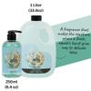 ALO FRUITS & PASSION Ocean Flower Hand Soap Set, 8.4 fl oz Bottle and 33.8 fl oz Refill, Made in Canada view 3