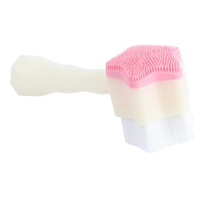Beavorty Manual Facial Brush Silicone Face Cleansing Brush Portable Skin Care Massage Tool for Women Soft Durable Lightweight Home Travel Use
