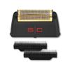 StyleCraft Replacement Rebel Shaver Gold Titanium Foil Head with two Stainless-Steel Echo Cutters view 1