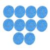 Vaguelly 10pcs Blue Makeup Removal Facial Sponge Natural Wood Pulp Compress Cosmetic Puff Gentle Cleaning for All Skin Types for Powder Cream Blush and Sunblock Removal view 1